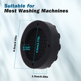 Kaket Washing Machine Feet Pads 4Pcs, Anti Vibration Pads for Washing Machine, Universal Rubber Shock Absorber Mat for Dryer, Washing Machine Rubber Feet Pad, Washer Pads (S1)