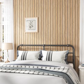 VEELIKE Natural Oak Wood Wall Panels Peel and Stick Herringbone Slat Wall Panel Vinyl Roll for Walls Ceiling 17''x118'' Self Adhesive Foam Wood Slat Wallpaper for TV Background Bedroom Living Room