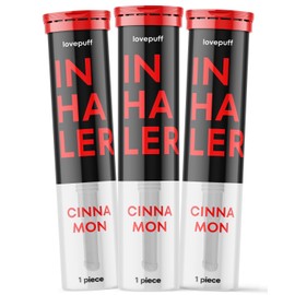 LovePuff Quit Smoking Natural Habit Replacement Aromatherapy Inhaler CINNAMON 3 Pack