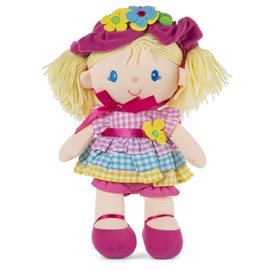 GUND April Springtime Dolly 13 Inch Plush Doll with Removable Bonnet and Dress