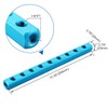 Baomain Aluminum Air Manifold Block, 9-Way 12-Port, 1/4" PT Threaded