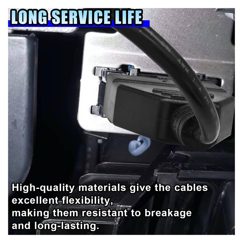 DUSCOKE OBD1 Scanner Connector, OBD1 12Pin Male to OBD2 16Pin