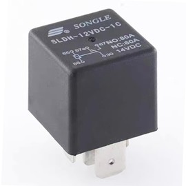 SLDH 12VDC 1C High Power Winch Relay - NO 80A, NC 60A, 5pin SPDT Split Car Truck Boat Spotlight Changeover Automotive Waterproof Relay