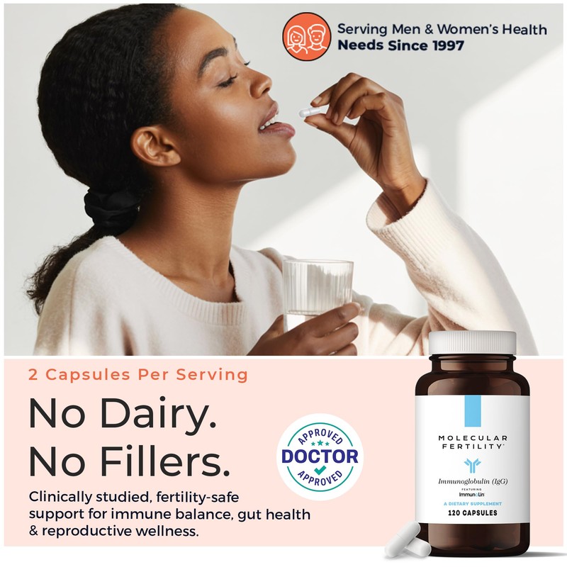Molecular Fertility Immunoglobulin IgG Supplement for Men & Women -