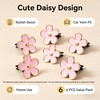 6 Pcs Pink Daisy Car Vent Clip Essential Oil Diffuser