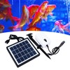 Ground Plug Type Solar Oxygen Pump Weather Resistant Solar Powered
