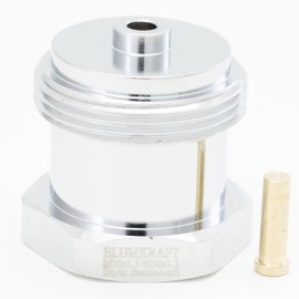 BLUMKRAFT Metal adapter Compatible with Fratelli Pettinaroli radiators M28 x1.5 to M30 x 1.5 for Thermostat/thermostatic head M30x1.5 male