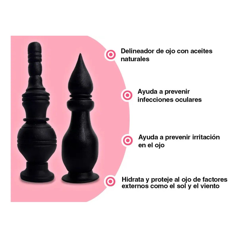 Delineador De Ojos En Pasta Kejel Árabe Kajal Natural Kahal