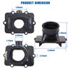 2 Pack Rubber Carburetor Flange Intake 420867882 420867880 Replacement for