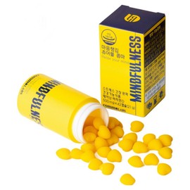 L Theanine Stress Relief Health Functional Food Mindfulness Chewable Comma Nutrient, 3 Pieces, 42 Tablets / L 테아닌 스트레스 긴장완화 건강기능식품 마음챙김 츄어블 콤마 영양제, 3개, 42정