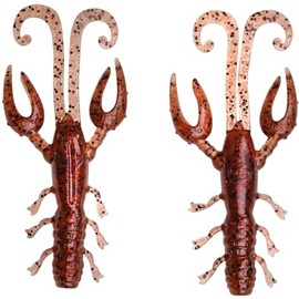 Spro Rubber bait for perch and zander 9 cm 5 g Scent Series Insta Craw, colour: hot chilli