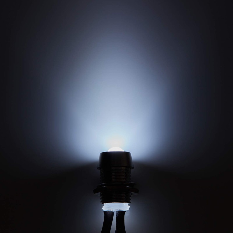 CHANZON [UL Cable] Pack of 5 8 mm Panel Mount