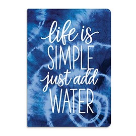 Brownlow Gifts Inspirations Softcover Notepad/Journal, 6 x 8-Inch, Life is Simple