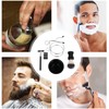 Juego de herramientas de afeitado para hombre con jabonera +