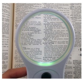 ToolUSA Illumine 3X LED Handheld Magnifier | Bright Illumination | Ergonomic & Durable | Ideal for Detailed Tasks & Low-Light Conditions