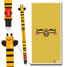 Tinte Ink Legami Erasable Pens FULL RANGE Including Gift Envelope! - Choose Cute Design! (Bee)