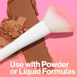 wet n wild wet n wild Contour Brush, Sculpt, Highlight, & Blend, Luxurious Plush Fibers, Ergonomic Handle for Comfortable Precision Control , Cruelty-Free & Vegan