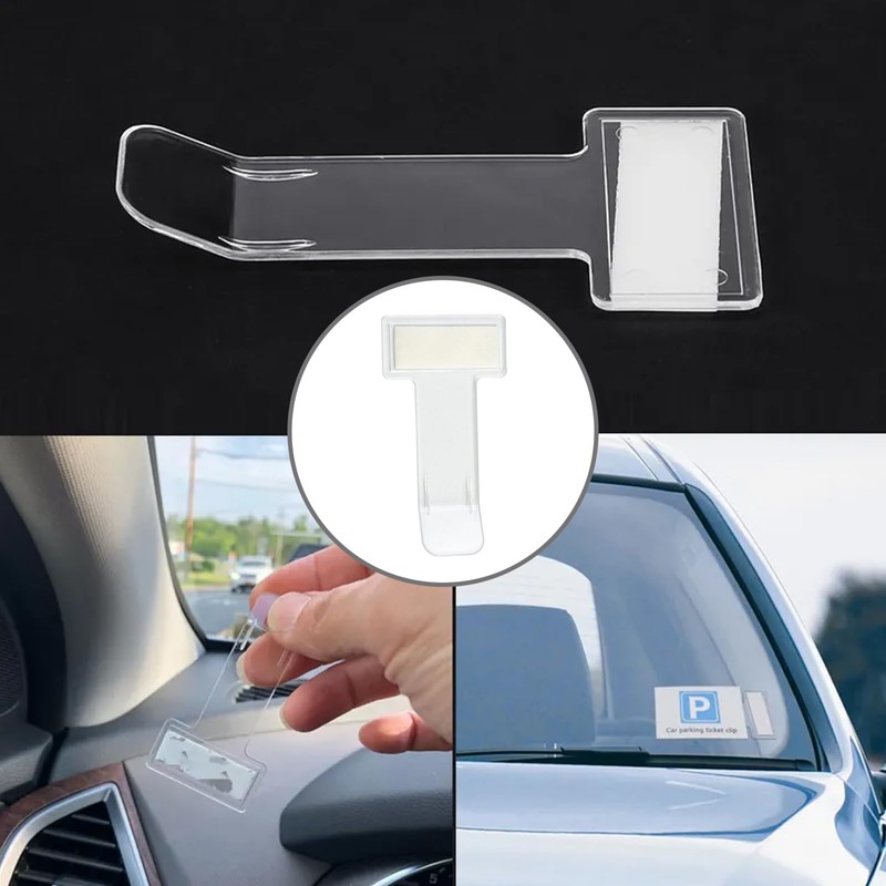 OBYJCA 8 Pcs Parking Permit Ticket Holder for Car Windscreen,