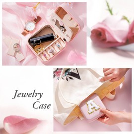 Travel Jewelry Case - Compact Mini Jewelry Holder for Women, Girls | Birthday & Gifts, Jewelry Organizer for Girlfriend, Friends