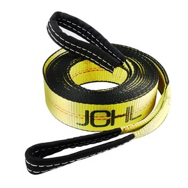 JCHL Recovery Tow Strap with Reinforced Loops 2inx20ft Heavy Duty 26,000lb Break Strength Vehicle Recovery Rope for for Car Truck Jeep ATV SUV Reinforced Loops, Protective Sleeves