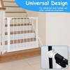 2 Pack Baby Gate Banister Adapter for Pressure Mounted Stairs