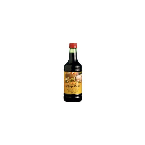 Conimex Ketjap Manis Sweet Soy Large (Economy Case Pack) 16 Oz Bottle (Pack of 6)