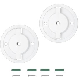 2 x Universal Smart Camera Wall Mounting Base for TP-LINK TL70 C210 IPC40 IPC4 IPC40C TPC42EW Accessories Tapo C200 White 55 cm with Screw