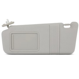 SCITOO Car Sun Visor Assbembly Left Driver Side Fit for 2009-2016 for Toyota for Venza Gray with Sunroof(with Mirror)