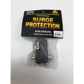 DITEK CCTV Fixed Camera Surge Protector DTK-PVP27B 12/24V Power Coax Video