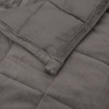 vidaXL Weighted Blanket - Gray, Soft Brushed Polyester Microfiber with