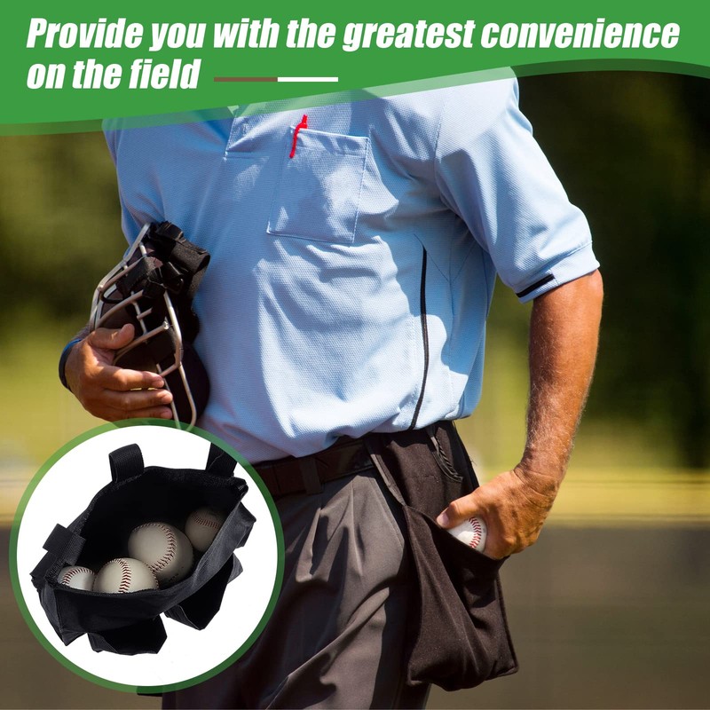 Dunzy 3 Pcs Umpire Gear Set Includes Baseball Umpire Brush,