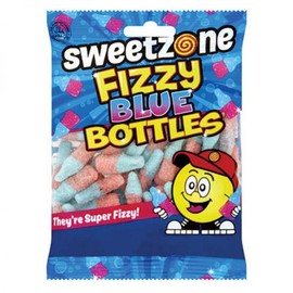 Sweetzone Fizzy Blue Bottles Bag, 90 g