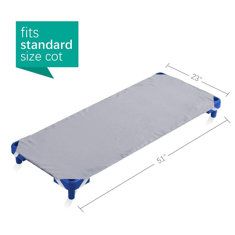Biloban Standard Size Daycare/Pre-School Cot Sheet 10 Pack, 23" x