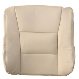 Priprilod Tan Leather Driver Side Bottom Replacement Seat Cover & Top Lean Back Replacement Cover Compatible with Toyota Land Cruiser 1998 1999 2000 2001 2002 2003 2004 2005 2006 2007