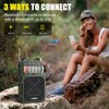 Emgykit Emergency Crank Radio - 4000mAh/14800mWh AM/FM/WB/SW/NOAA Weather Radio with