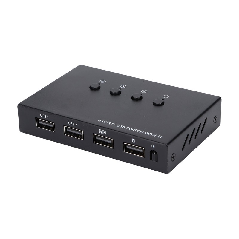 USB Switch USB2.0 Full Speed Transmission 2 Switching Modes 4