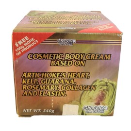 Sara Nutrition Organic Company Crema Reductora con Alcachofas,algas kelp ,guarana, Romero,colágeno y elastina