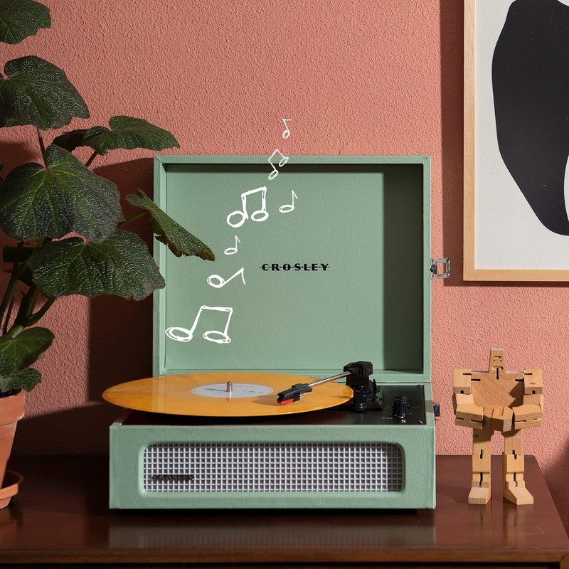 CROSLEY Crosley Voyager Sage - Bluetooth Portable Turntable