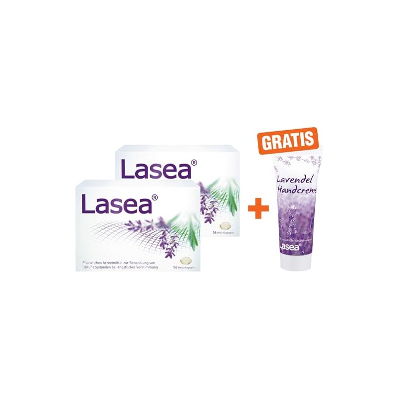 Lase a 2 x 56 soft capsules + free lavender