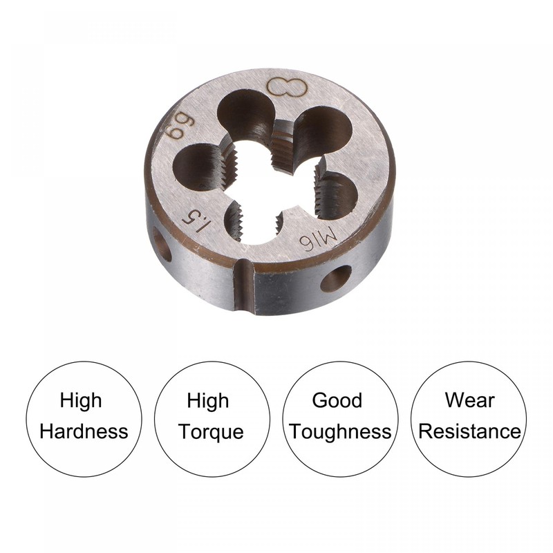 sourcing map Die Stock Handle Wrench Set, M16 x 1.5