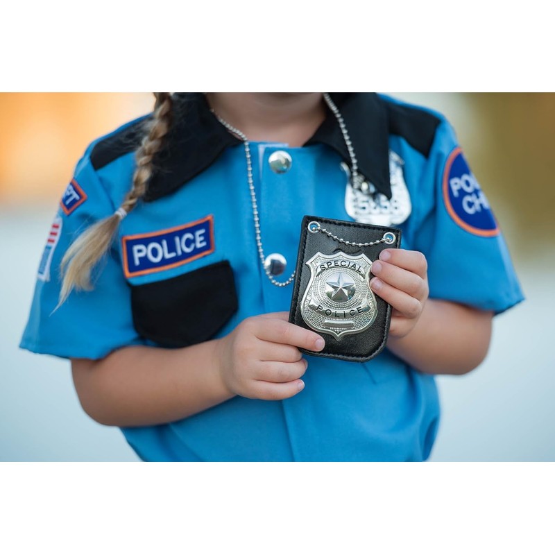 Police Badge for Kids - Pretend Play PD Badge with