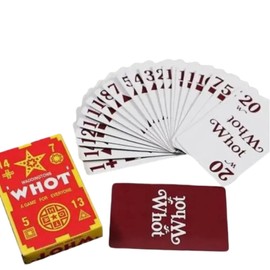 Booyah.UK Whot, Nigerian African Card Game, Uno Like, Easy to Play and Entertaining Card Game for All, Standard Playing Deck