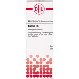 DHU Cactus D6 Dilution, 20 ml Solution