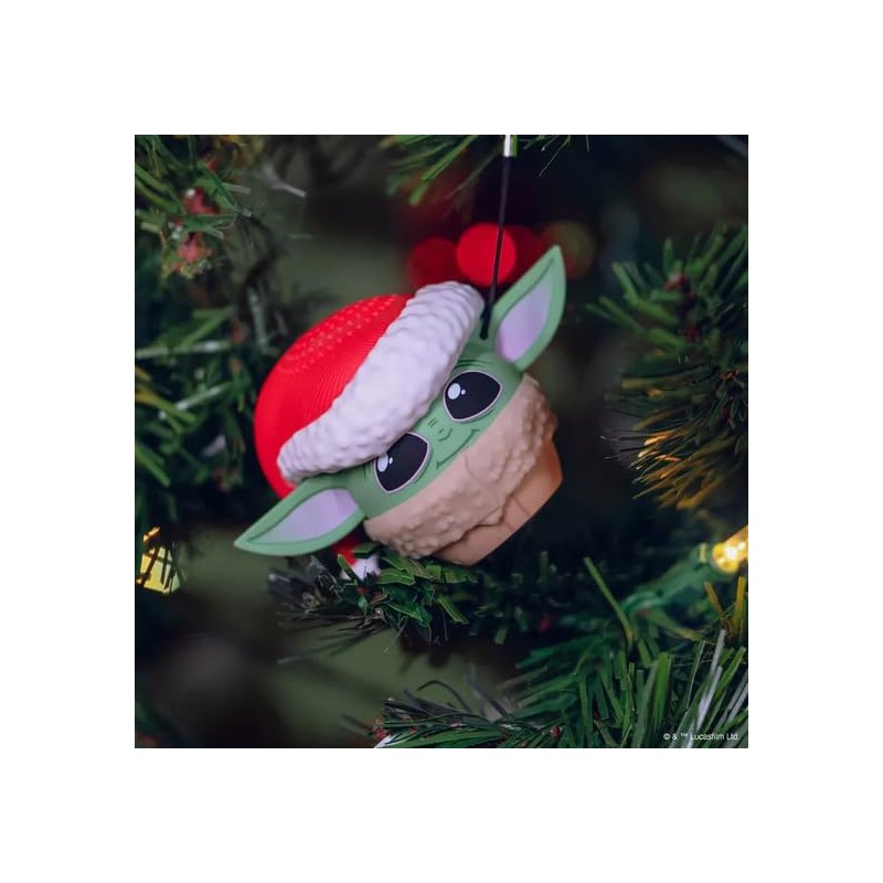 Bitty Boomers Star Wars The Mandalorian: Grogu with Santa Hat