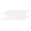 MSI Alpine White 10.5 In. x 28 In. Clay Brick