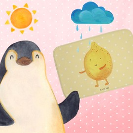 Mr. & Mrs. Panda Bath Mat Best Friends Lemon - Gift, Animals, Funny Sayings, Missing Keywords, Shower Mat, Animal Motifs, Bath Mat, Good