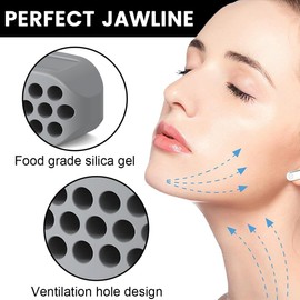 LYQNIHOB Pack of 6 Jawline Trainer with Box, Jaw Trainer, Jaw Muscle Trainer, Jaw Exerciser for Women and Men, Jaw Exerciser and Beautiful Jaw Line, Jawline Trainer, Jawline Fitness Ball