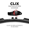 Clix Wipers - (22"/22") Set of 2 Windshield Wiper Blades