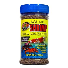 Zoo Med Laboratories SZMZM18 Aquatic Shrimp Crab Lobster Food, 2.5-Ounce