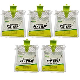 RESCUE! Outdoor Disposable Hanging Fly Trap - 5 Traps